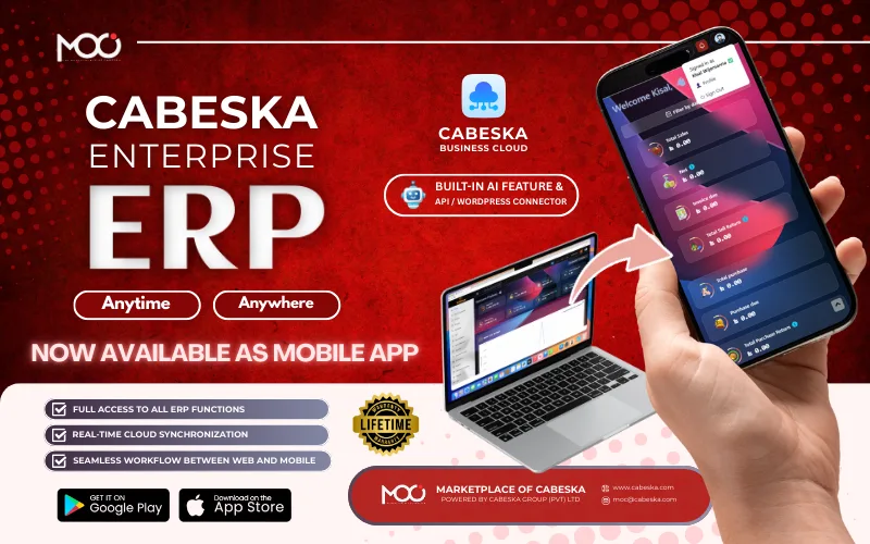 Cabeska Enterprise ERP goes mobile